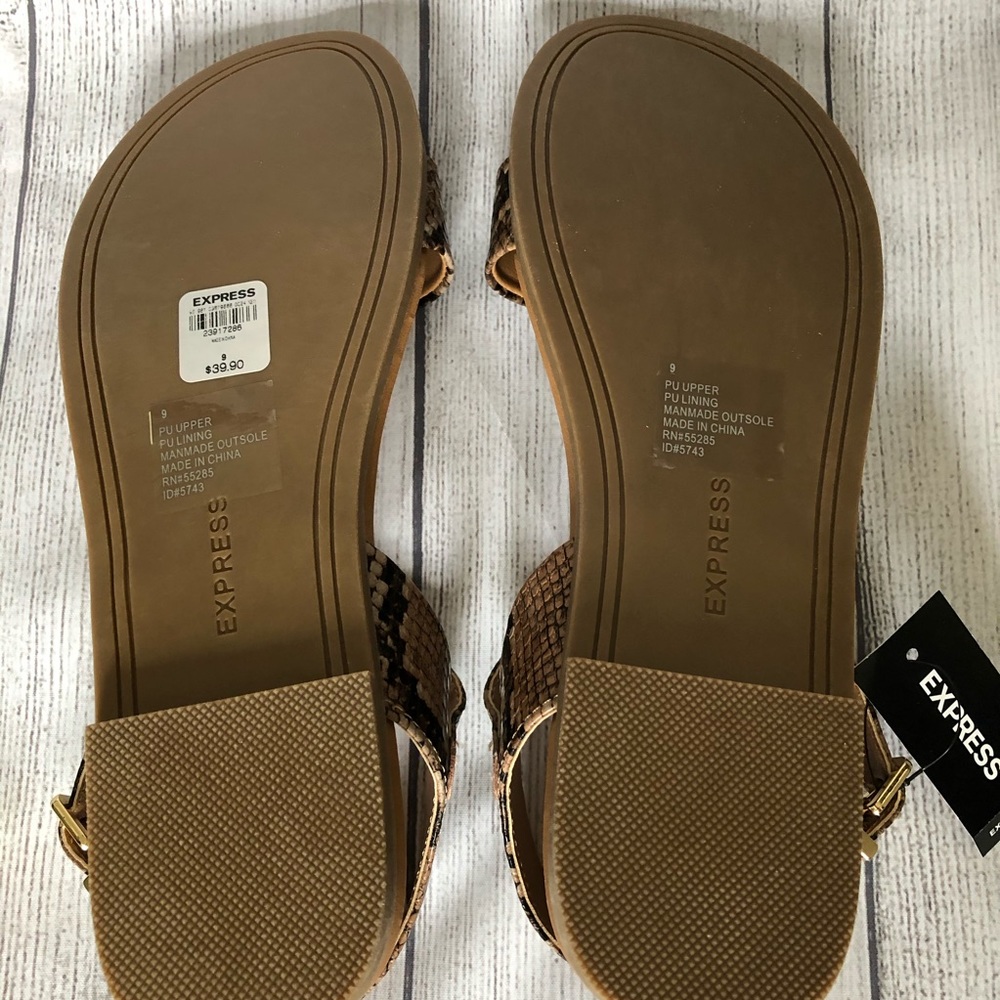 Express Snakeskin Sandal - Picture 4 of 5